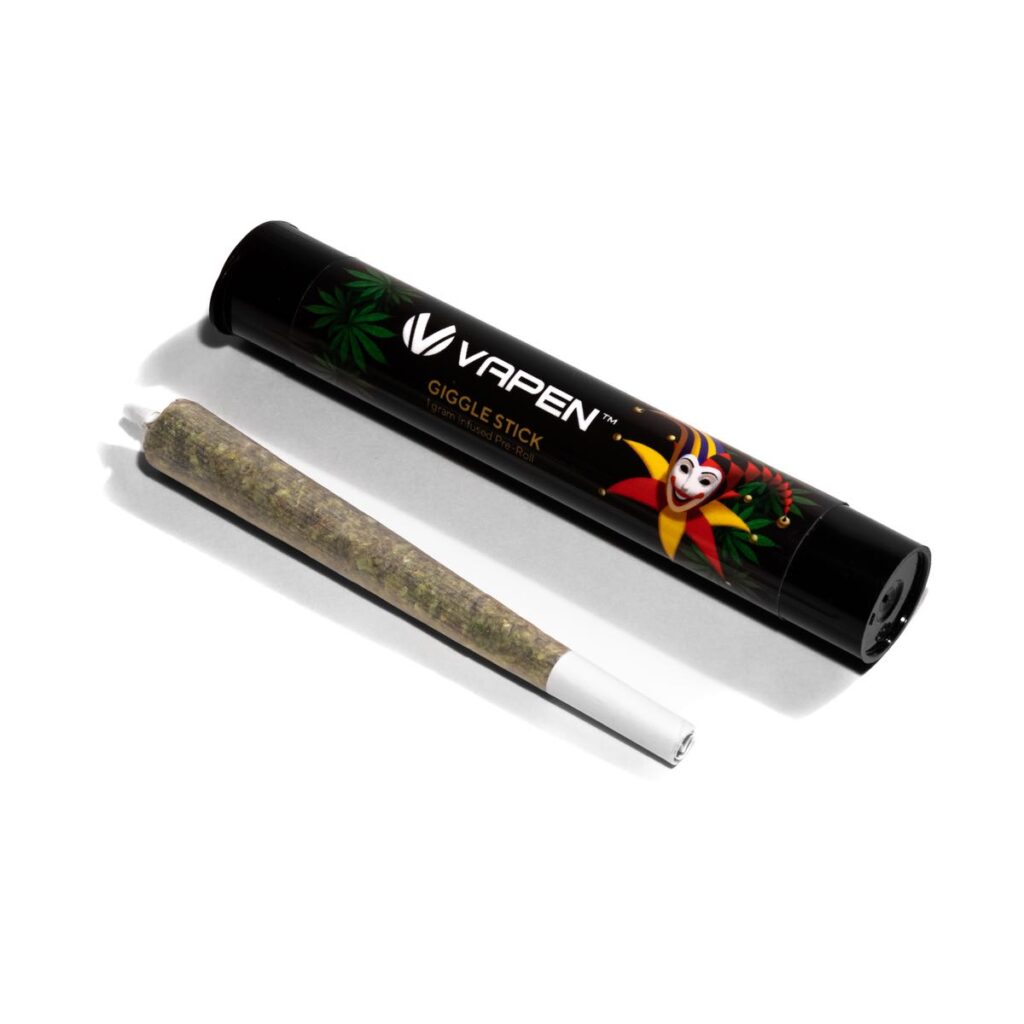 An image of the pre-rolled Giggle Stick.