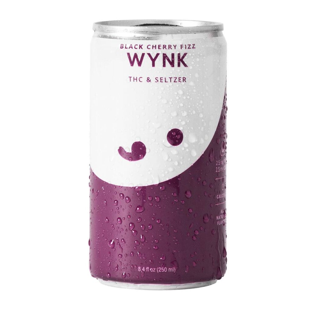 Image of a Wynk Black Cherry Can.